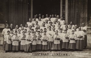 Sistine Chapel Choir by French Photographer