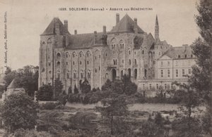 Solesmes, Sarthe, Benedictine Abbey by French Photographer