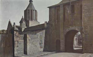 Surgeres, City Gate and Church Bell Tower by French Photographer