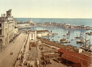 The Harbour at Algiers by French Photographer
