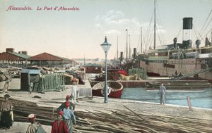 The Port, Alexandria by French Photographer