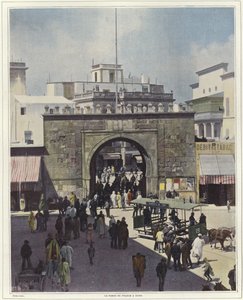 The Sea Gate in Tunis by French Photographer