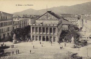 The theatre, Bone, Algeria by French Photographer