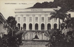 Theatre, Saint Pierre, Martinique by French Photographer