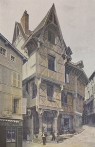 Thiers, Piroux Castle by French Photographer