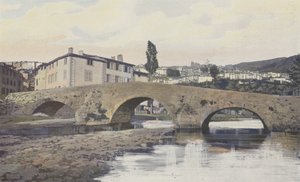 Thiers, General View from the Left Bank of the Durolle