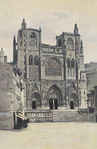 Vienne, Saint-Maurice Church, W Facade