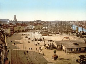 View of Dunkirk Port, 1890-1900 by French Photographer