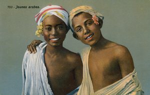Young Arabs, postcard sent on 9 September 1913