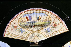 1st World War patriotic fan from the Parisian fan maker, Maison Kees by French School