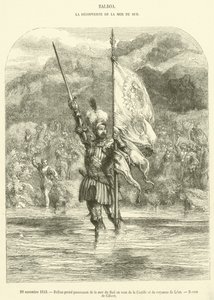 November 29, 1513, Balboa Takes Possession of the South Sea in the Name of Castile and the Kingdom of Leon by French School