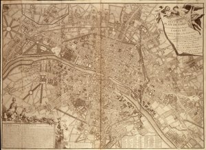 9th Plan of Paris Under Louis XV (in 