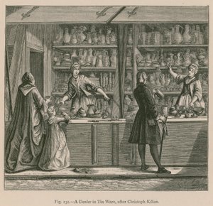 A Dealer in Tin Ware, after Christoph Killian by French School