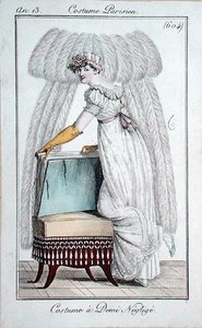 A Demi-Neglige, fashion plate from 