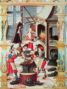 A French forge of the 16th century (Chants royaux sur la Conception couronnee du Puy de Rouen)