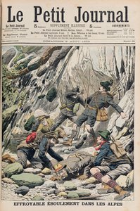 A Horrifying Rock Fall in Tyrol, illustration from 