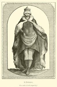 A Hottentot (engraving) by French School