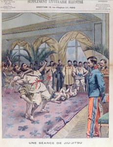 A Jiu-Jitsu Session in France, Illustration from Le Petit Parisien, 1905 by French School