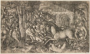 A King Pursued by a Unicorn, c.1547