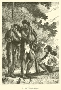 A New Zealand Family by French School