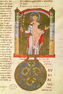 A Prophet, from the Bible of Saint-Andre aux-Bois