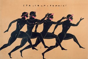 A Race in Ancient Greece by French School