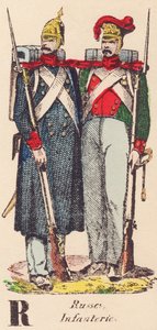 A: Russian, Infantry by French School