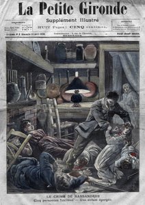 A family murdered: murder of the Leblond family by Caillard, in Nassandres, near Bernay. Cover of 