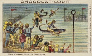 A Fish Race in the Pacific in the Year 2000 by French School