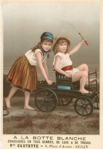 A la Botte Blanche French Advertisement for Shoes