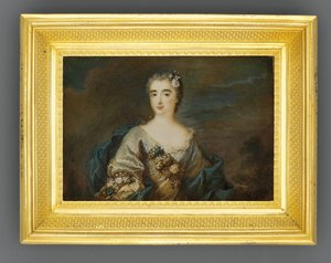 A Lady Called Louise-Jeanne de Durfot, Duchesse de Mazarin et de la Meilleraye, c.1750 by French School