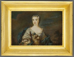 A lady called Louise-Jeanne de Durfot, Duchesse de Mazarin et de la Meilleraye, c.1750 by French School