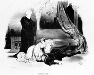 A scene by Victor Hugo Hernani - in 