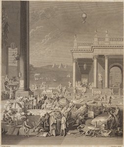 A Scene for the Encyclopaedia Britannica by French School