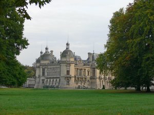 A view of the Chateau by French School