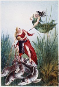 A Woman Attacking Another Woman and a Boy Led by Dolphins - in 
