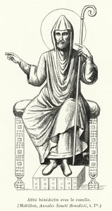 Benedictine Abbot with the Cuculle by French School