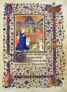 Nativity, from the Chevalier Hours, c.1420