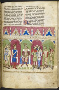 Roman du Roy Meliadus de Leonnoys, c.1352 by French School