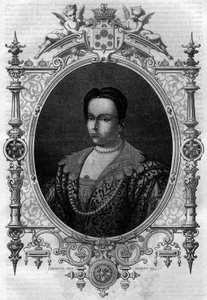 Adelaide of Burgundy (931-999), Widow of Lothaire (Count of Paris and Duke of France) and second wife of Othon I the Great. Engraving in 