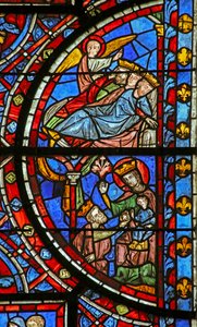 Adoration of the Magi; The Magi are Warned in a Dream