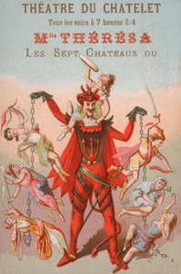 Advertisement for a performance at the Theatre du Chatelet, Paris by French School