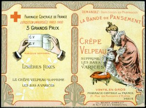 Advertising card of 