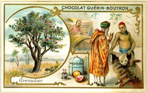 Advertising Chromolithography of Guérin Boutron Chocolates