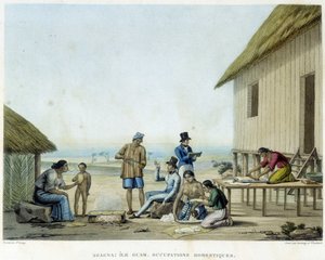 Agagna: Guam Island, domestic occupations