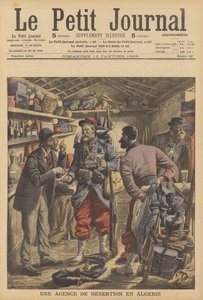 Agency for deserters from the French Foreign Legion in Algeria by French School
