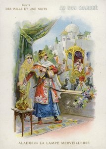 Aladdin and the Magic Lamp by French School