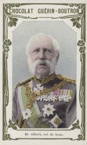 Albert, King of Saxony by French School