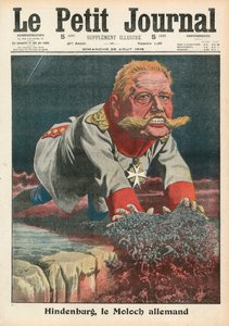 Albert von Hindenburg by French School