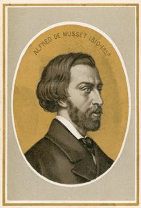 Alfred de Musset by French School